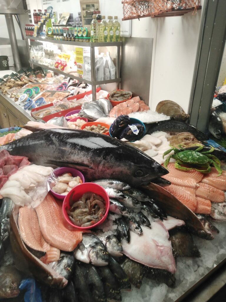 Shop Front With Tuna Fish